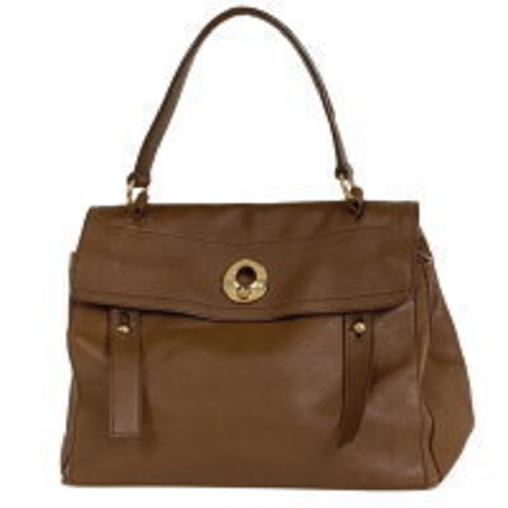 Saint Laurent Yves Muse Two handbag brown leather